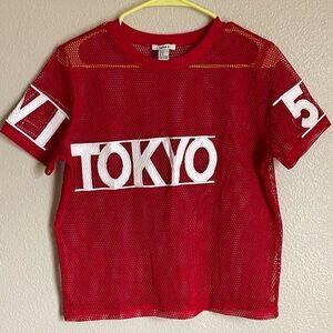 Forever 21 Mesh Tokyo shirt